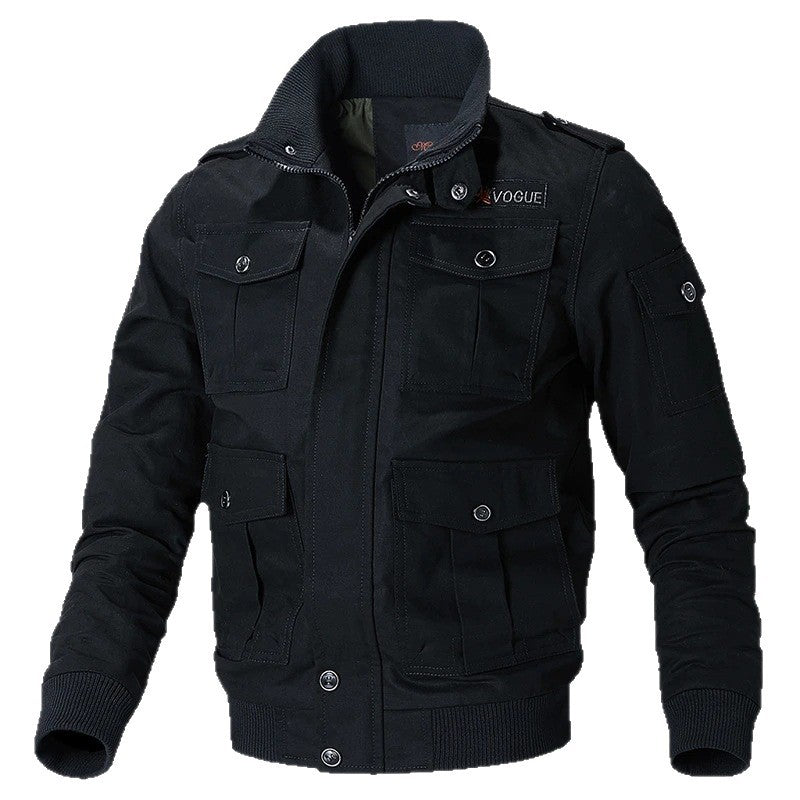 Men's military jacket with numerous pockets Mune Fashion