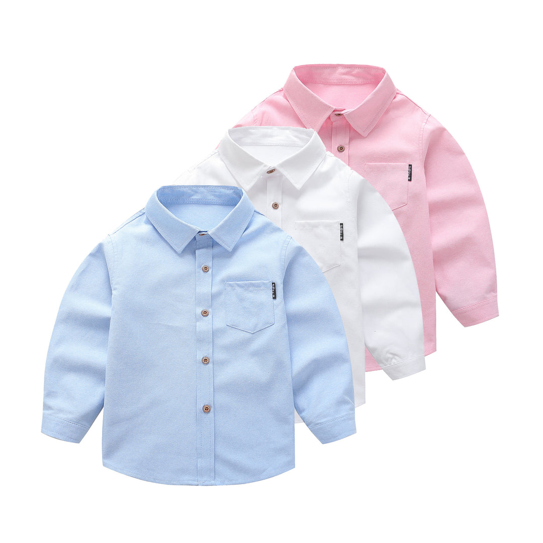 Boys long sleeve shirt with chest pocket Mune Fashion