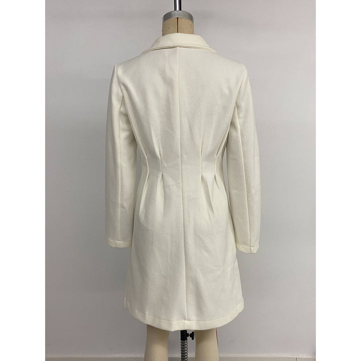 Women Elegant Double-Breasted Short Blazer Mune Fashion