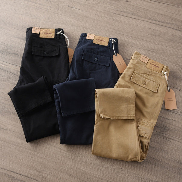 Men's Cargo Pants with Practical Side Pockets Mune Fashion