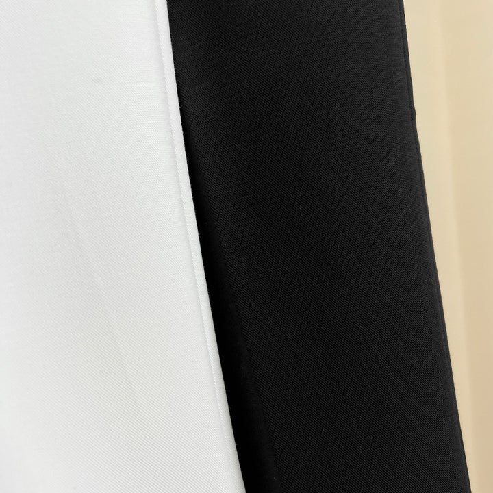 Women Elegant straight-cut suit trousers with crease and pockets Mune Fashion