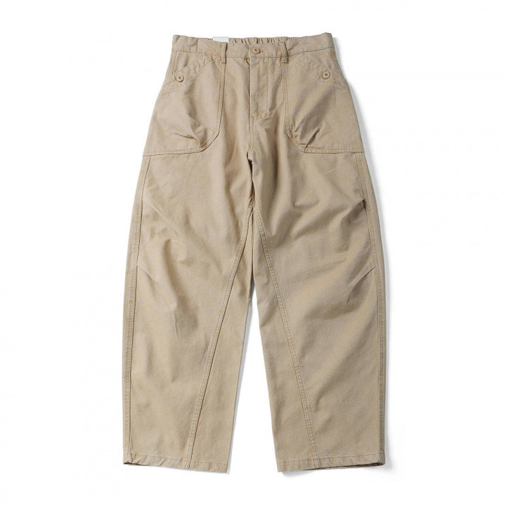 Unisex Loose Utility Pants with High Waist, Wide Leg and External Work Pockets Mune Fashion