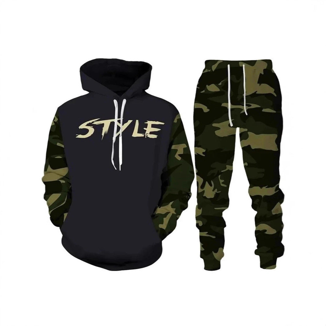 Men's Stylish Hoodie Sweatshirt and Jogging Pants Set Mune Fashion