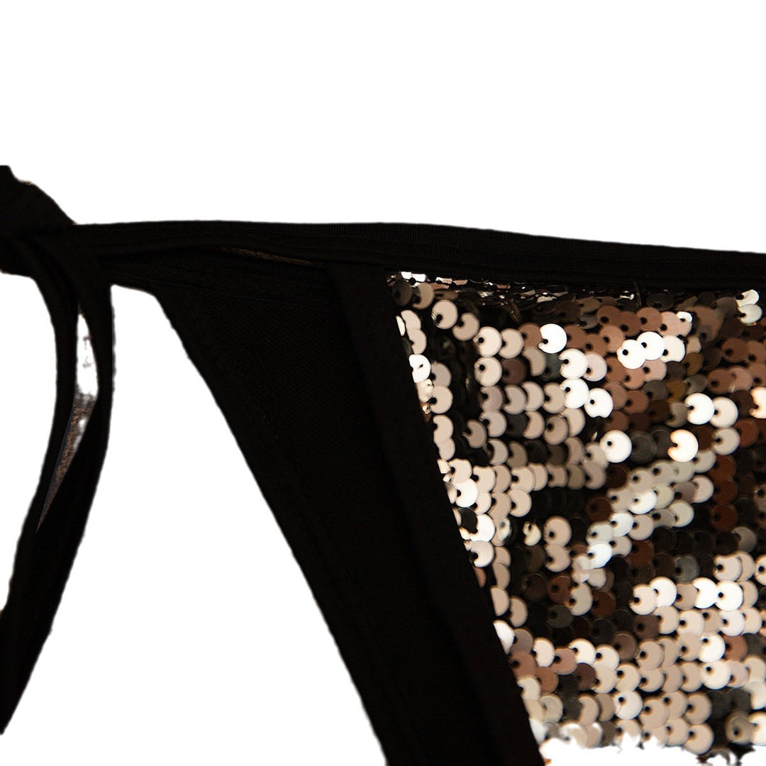 Women's Glitter Bikini with Sophisticated Back Details Mune Fashion
