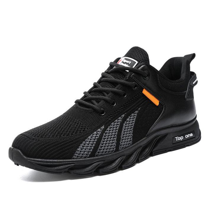 Men's Lace-Up Sneakers with Breathable Upper Material Mune Fashion