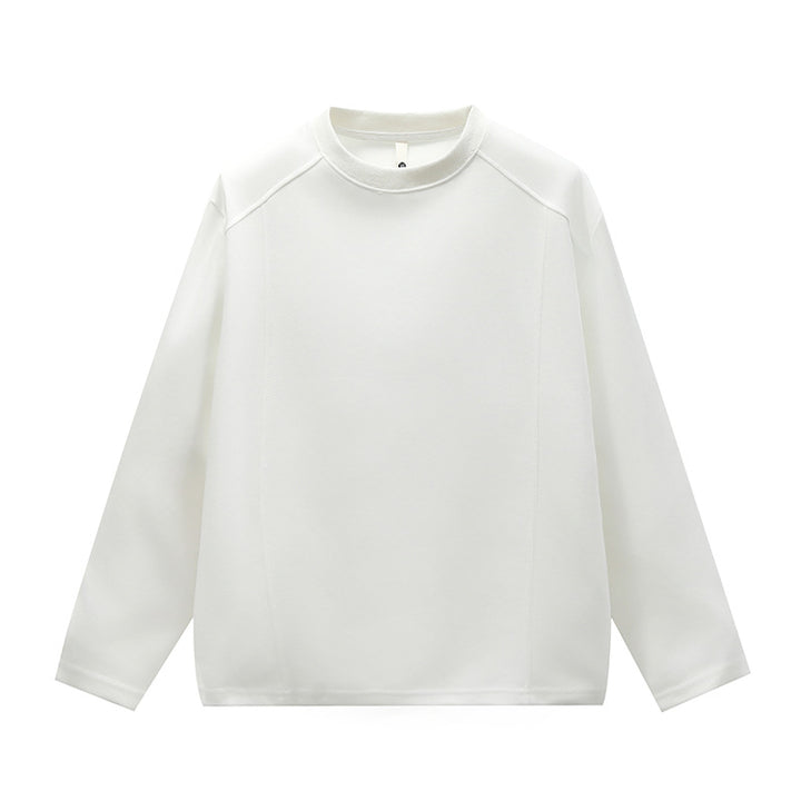 Unisex Minimalist Round Neck Sweatshirt with Raglan Sleeves Mune Fashion