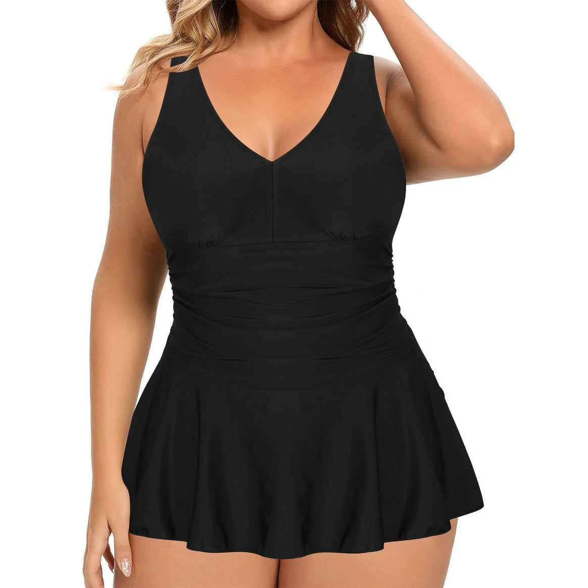 Women’s swimsuit with ruffle details and fresh cherry pattern Mune Fashion