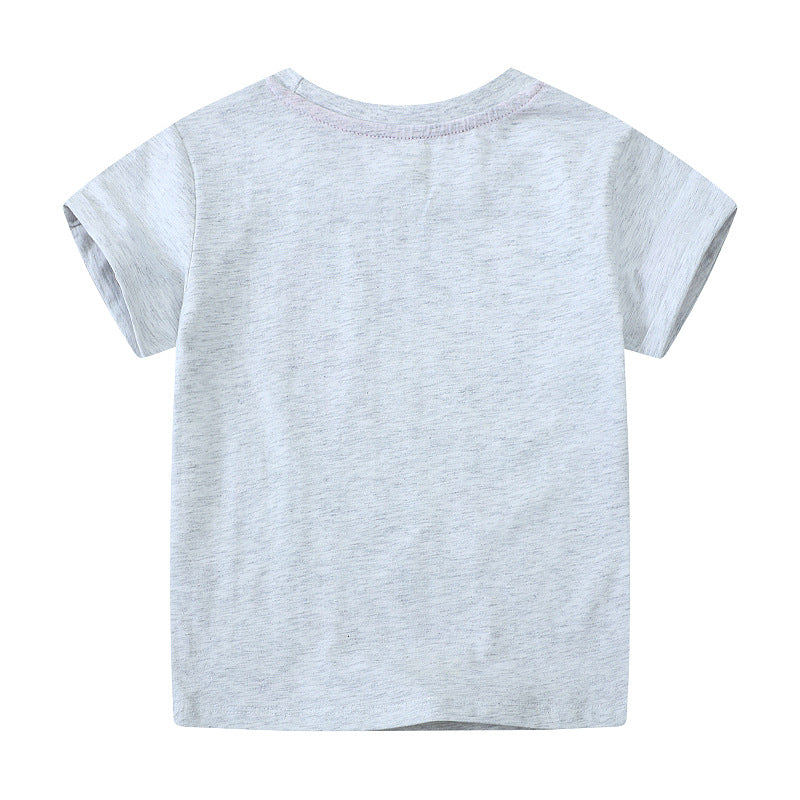 Girl's T-shirt with colorful unicorn design and inspirational lettering Mune Fashion