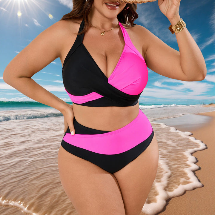 Ladies triangle bikini in contrasting colors Mune Fashion
