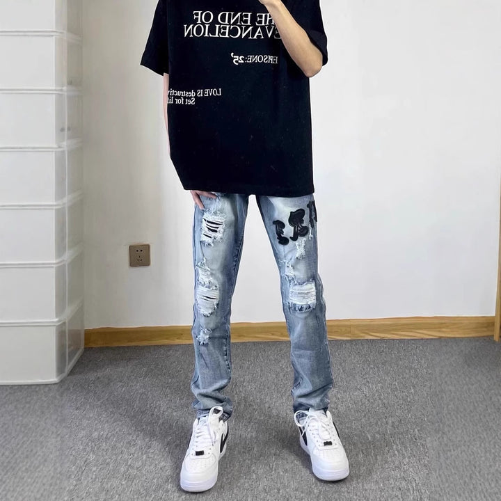 Men's Fashionable Oversized T-Shirt with Graphic Print Mune Fashion