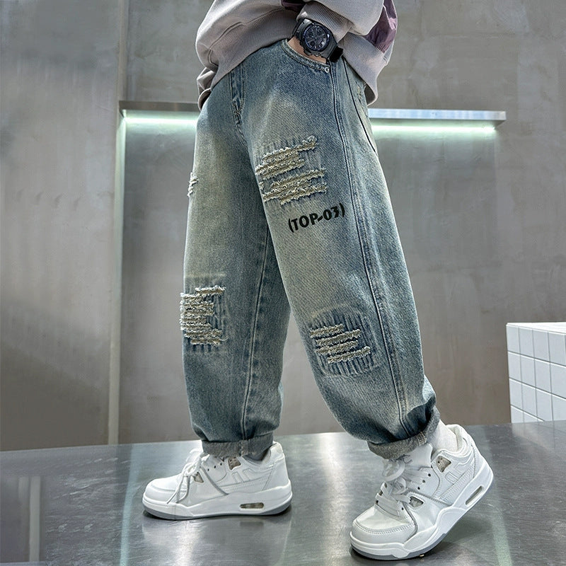 Unisex casual, destroyed Baggy jeans Mune Fashion