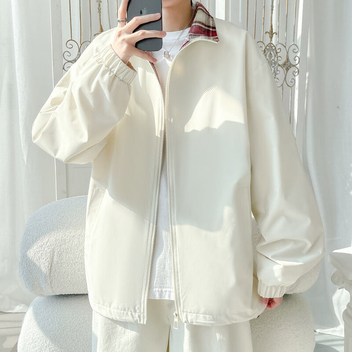 Unisex Trendy Transition Jacket with High Collar and Casual Cut Mune Fashion