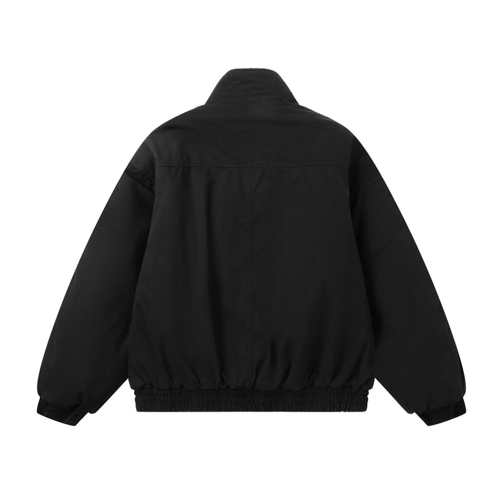Unisex Boxy Field Jacket with high standing collar and utility pockets Mune Fashion