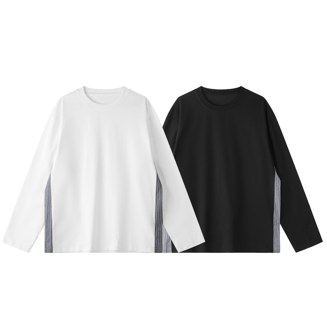 Unisex Oversize Sweatshirt with side stripe panels and round neck Mune Fashion