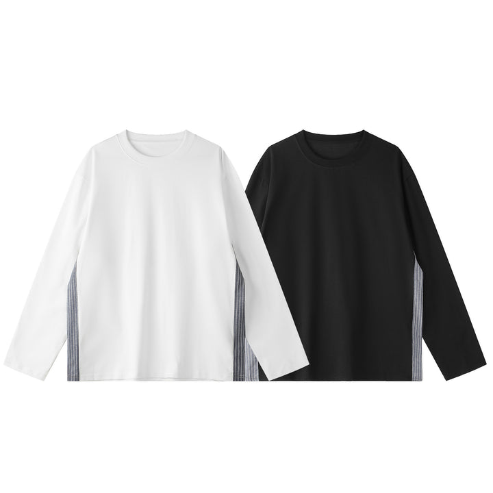 Unisex Oversize Sweatshirt with side stripe panels and round neck Mune Fashion