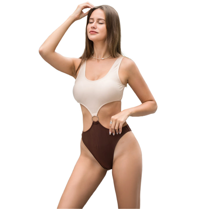 Women's one-piece swimsuit with innovative cut-out and chic ring detail Mune Fashion