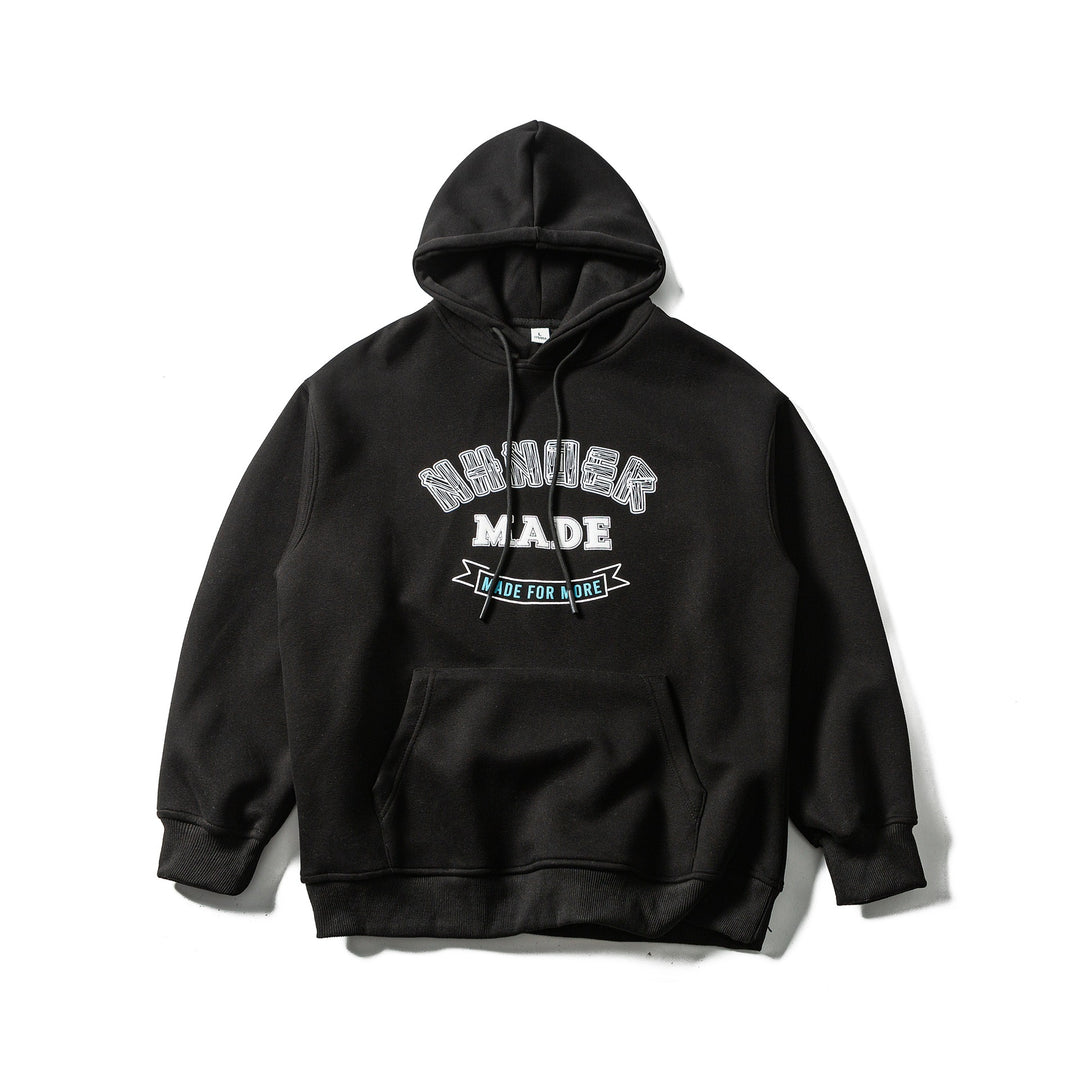 Unisex Oversize Hoodie made of heavy cotton blend with front print and kangaroo pocket Mune Fashion