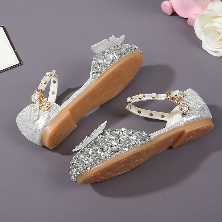 Girls Ballerina with Glitter and Decorative Bows Mune Fashion