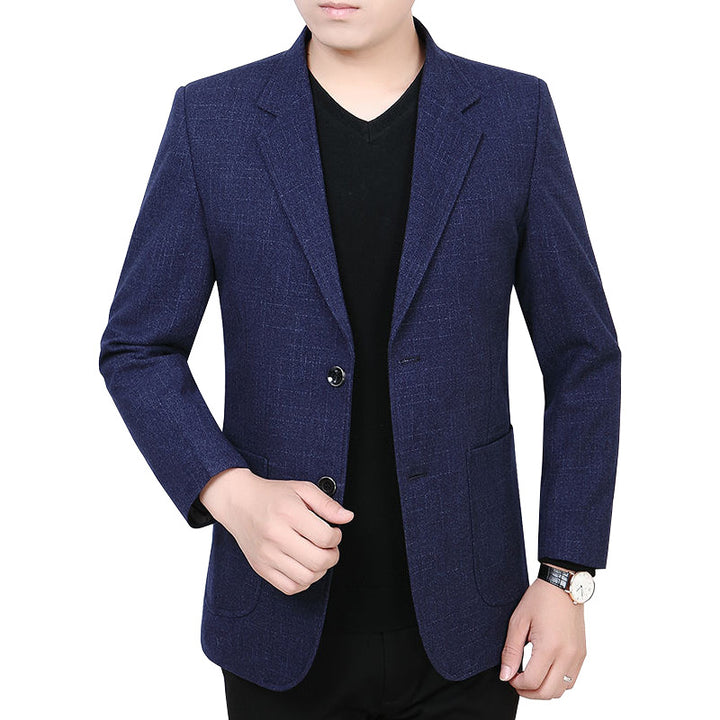Men's Glencheck Blazer Slim Fit made of wool blend with subtle overcheck Mune Fashion