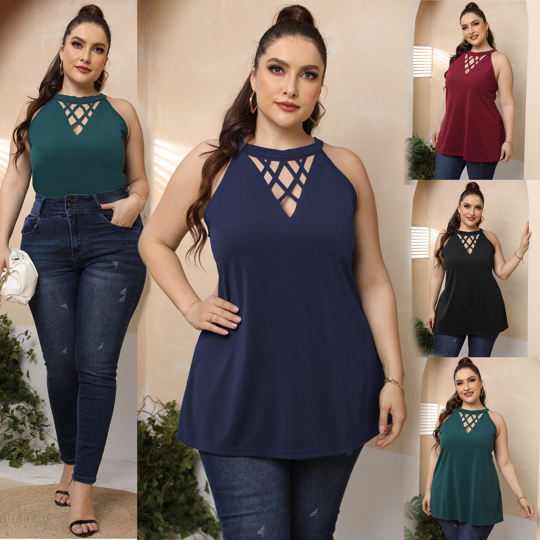 Women's casual top with intricate strap details Mune Fashion