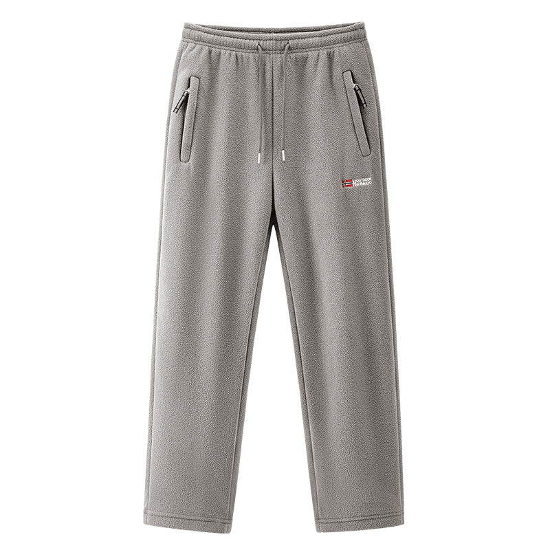 Men's Thermal Fleece Set with Hooded Jacket, Sherpa-lined and Elastic Jogging Pants Mune Fashion