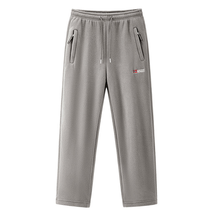 Men's Thermal Fleece Set with Hooded Jacket, Sherpa-lined and Elastic Jogging Pants Mune Fashion