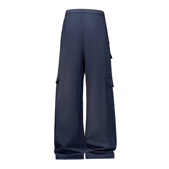 Men's Fashion Cargo Pants with Elastic Waistband and Practical Pockets Mune Fashion