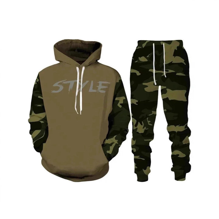 Men's Stylish Hoodie Sweatshirt and Jogging Pants Set Mune Fashion
