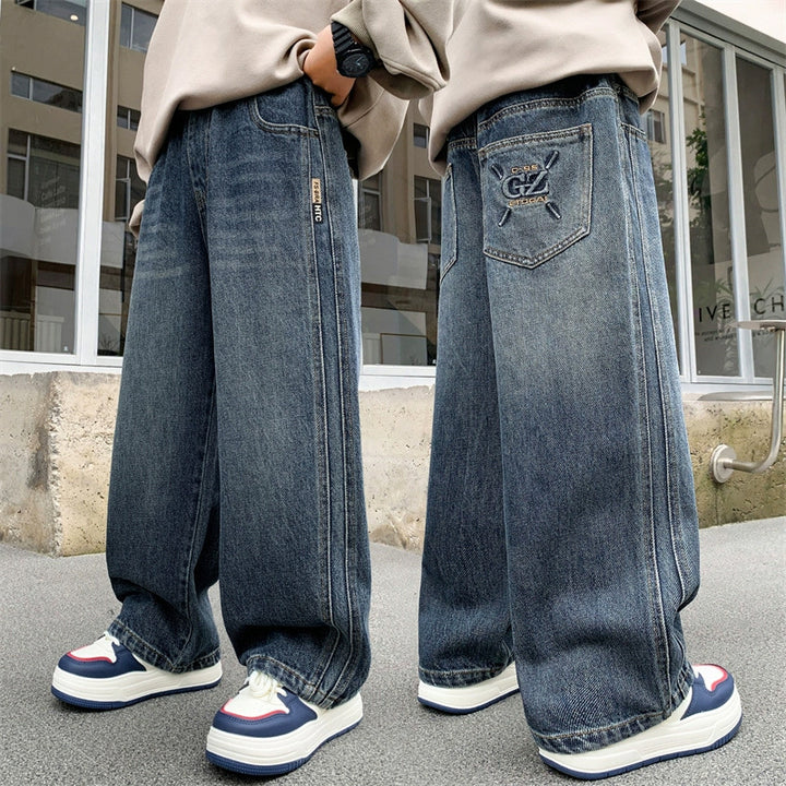 Unisex loose fit cargo jeans in streetwear style Mune Fashion