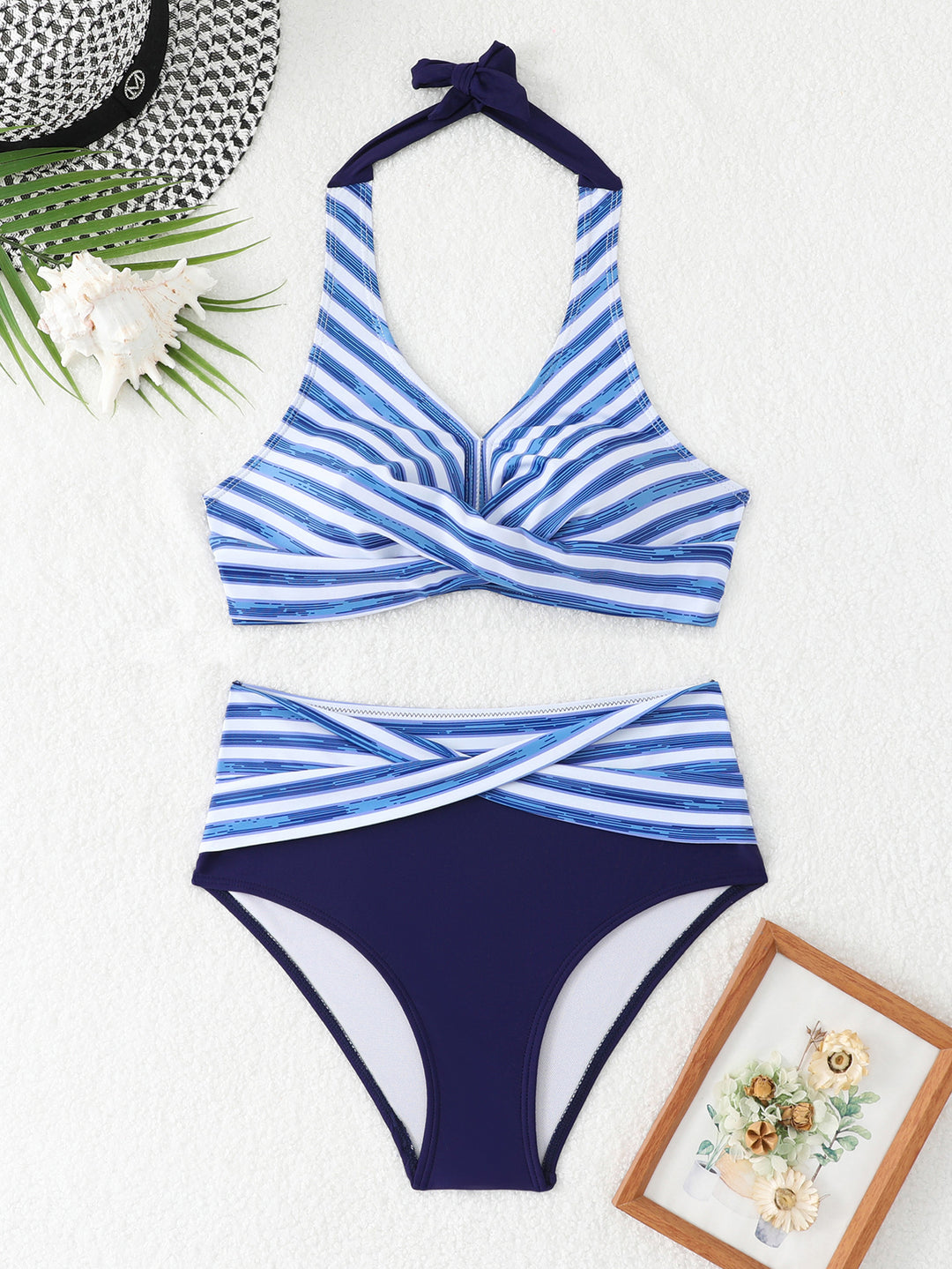 Women's Sporty Bikini Set with High-Cut Waist Mune Fashion