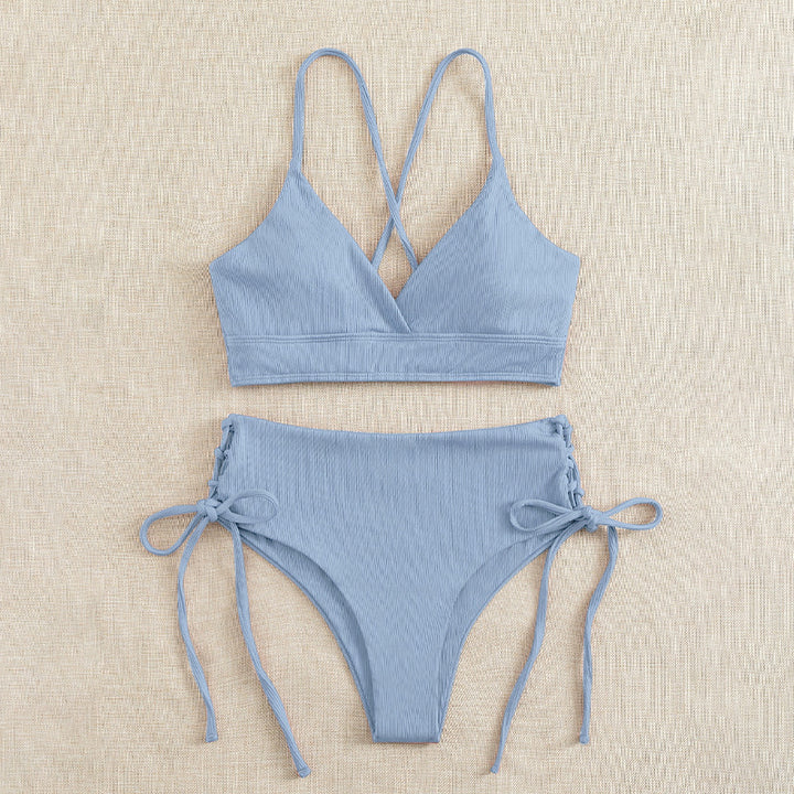 Women's bikini set with refined lacing detail Mune Fashion