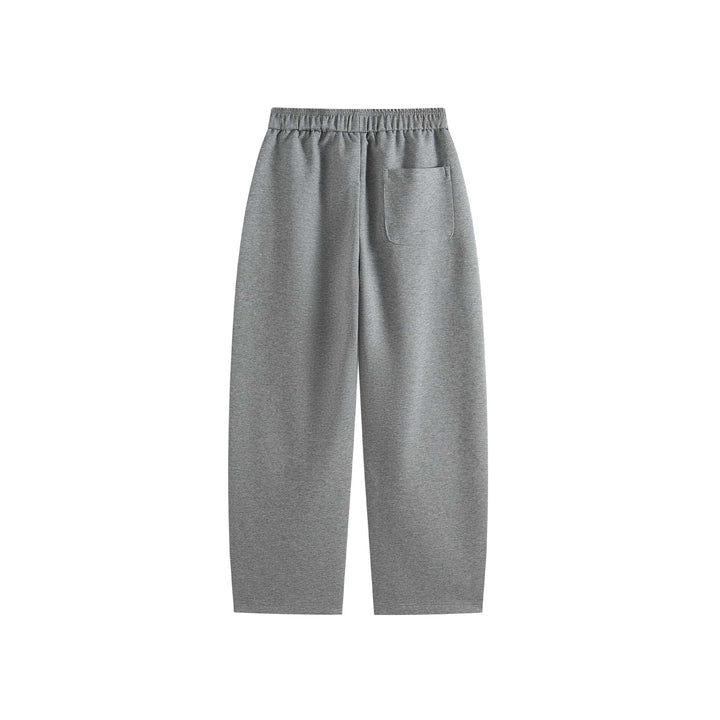 Women's Loose Jogging Pants made of Cotton Blend with Elastic Drawstring Waistband Mune Fashion