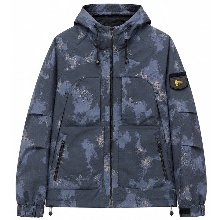 Men's Sporty Outdoor Jacket with Hood Mune Fashion