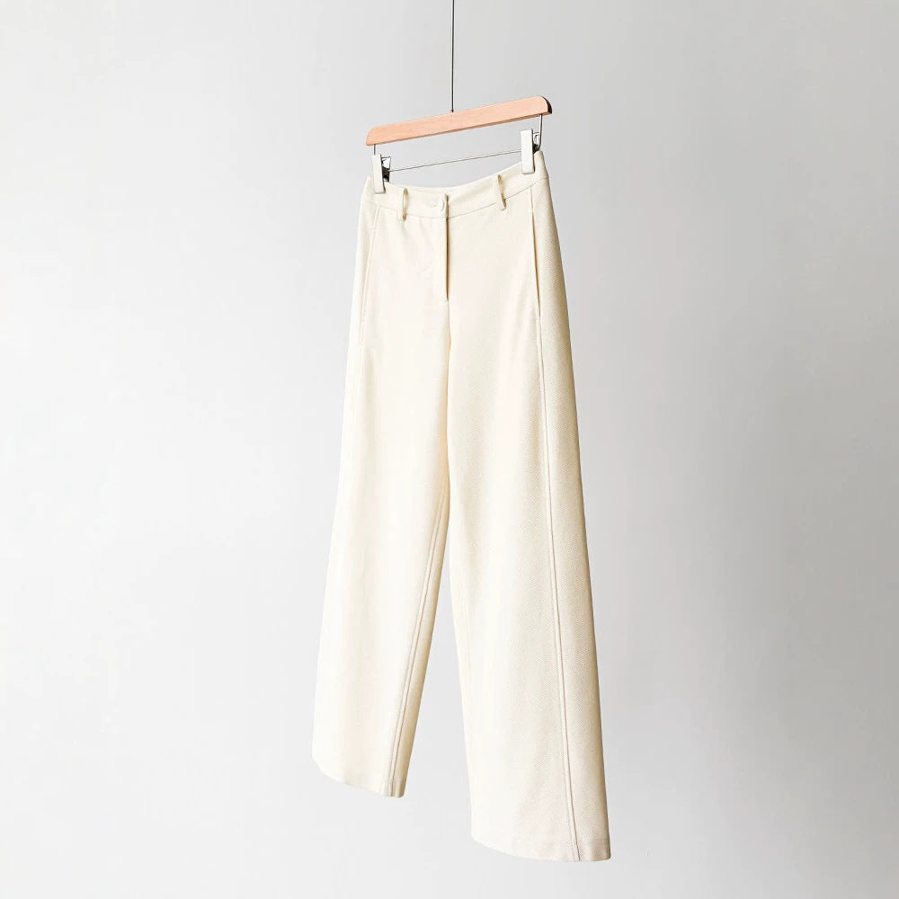Women Wide Cut Elegant Trousers Mune Fashion