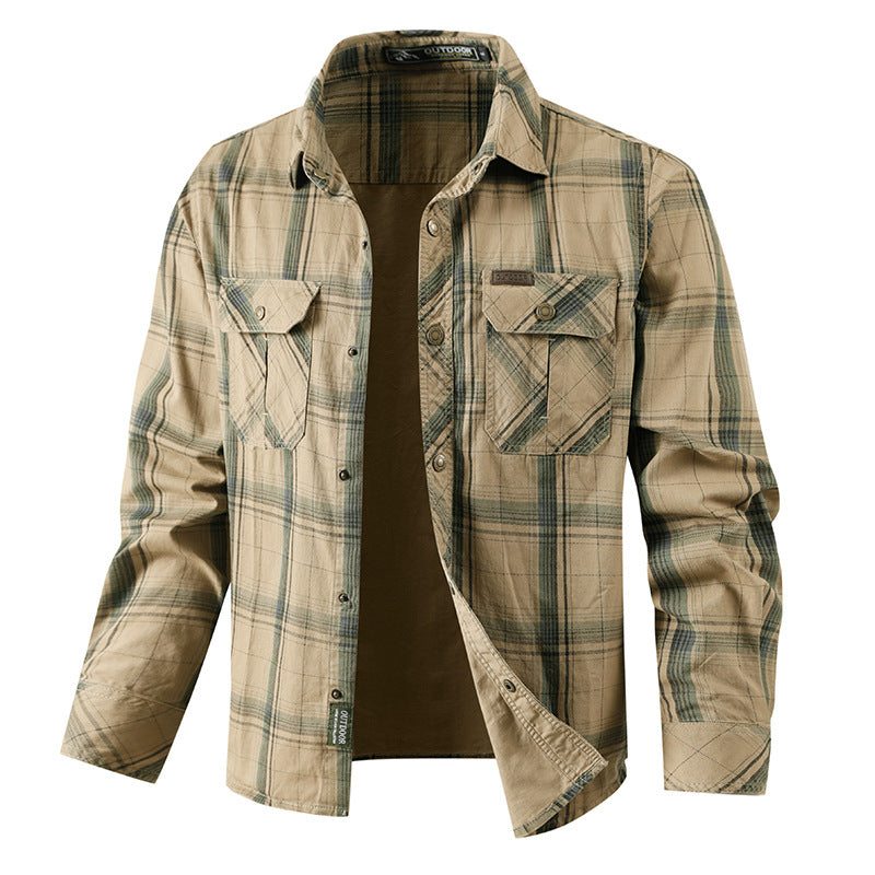 Men's Sustainable Check Blouse Mune Fashion
