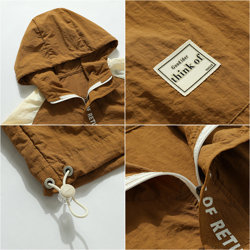 Men's Lightweight Windbreaker Jacket Mune Fashion
