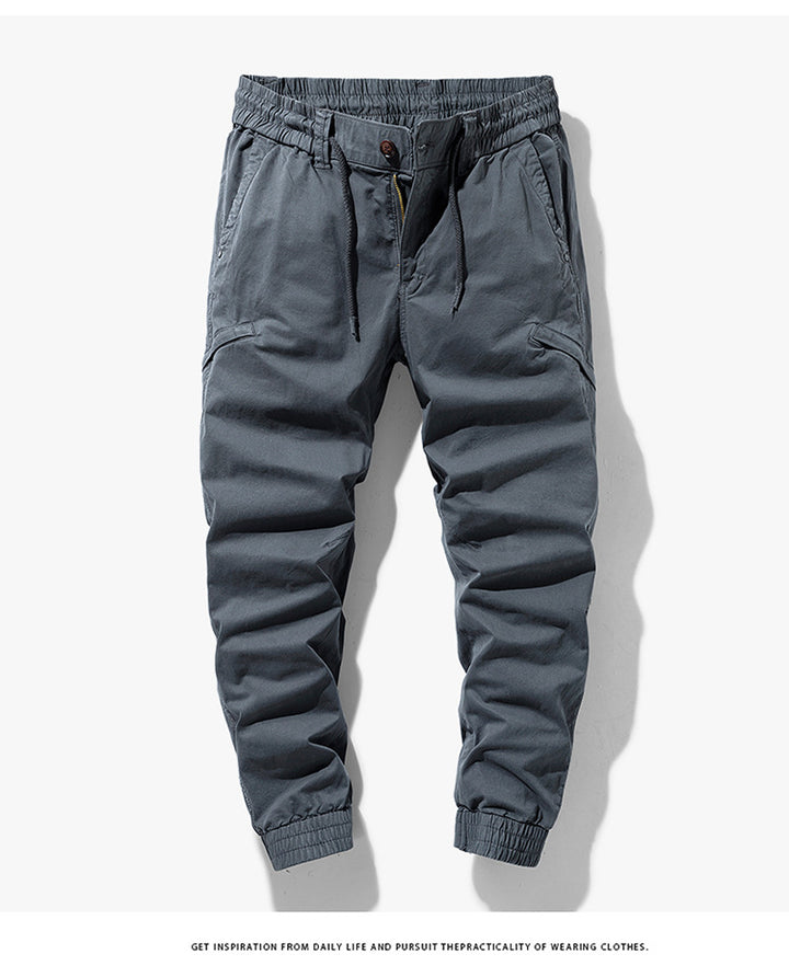 Herren Beschichtete Ripstop-Cargo-Jogginghose mit elastischem Tunnelzugbund und verstärkten Knieeinsätzen Mune Fashion