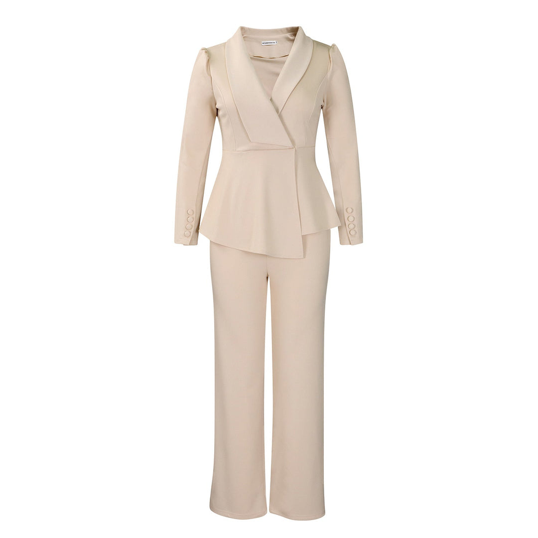Ladies Elegant Blazer-Pants Set Mune