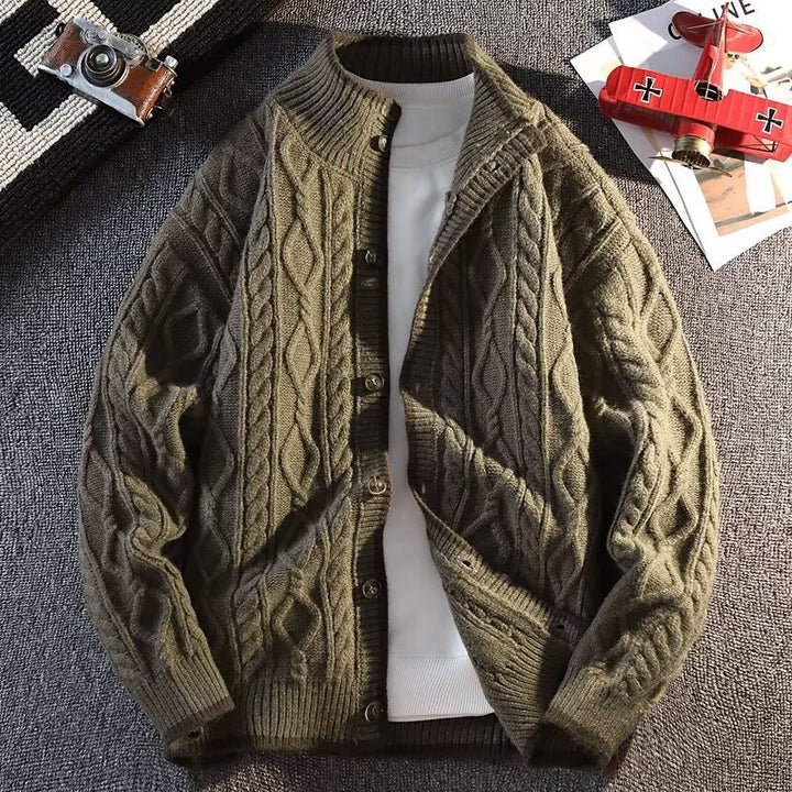 Men's Chunky Knit Knarz Cardigan Mune Fashion