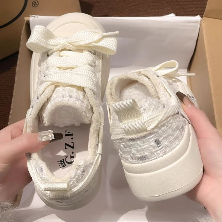 Women Sneakers with innovative transparent filling and fashionable lacing details Mune Fashion