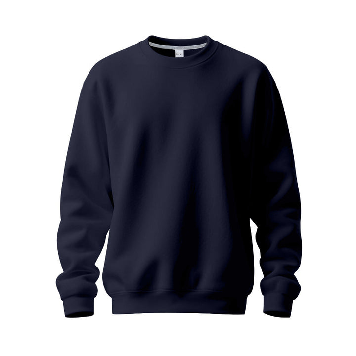 Men's oversized crew neck sweatshirt made of soft cotton fleece with ribbed cuffs Mune Fashion