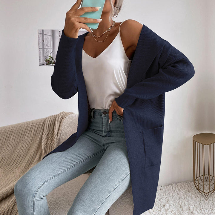 Women Casual Knit Coat Mune Fashion