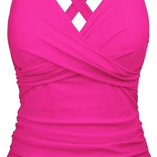 Women's swimsuit with wrap cut and figure-flattering design Mune Fashion