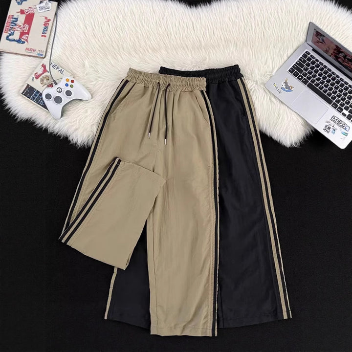 Men's sporty leisure pants with side zippers Mune Fashion