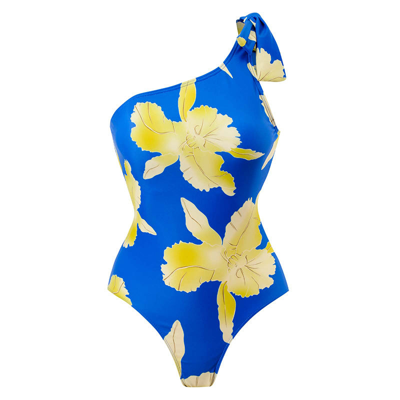 Women’s bikini set with asymmetric top and elegant wrap skirt Mune Fashion