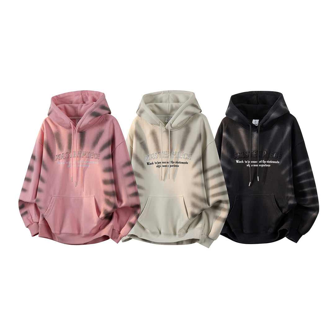 Unisex Oversize Hoodie with handwritten graphic print, kangaroo pocket & ribbed hem Mune Fashion