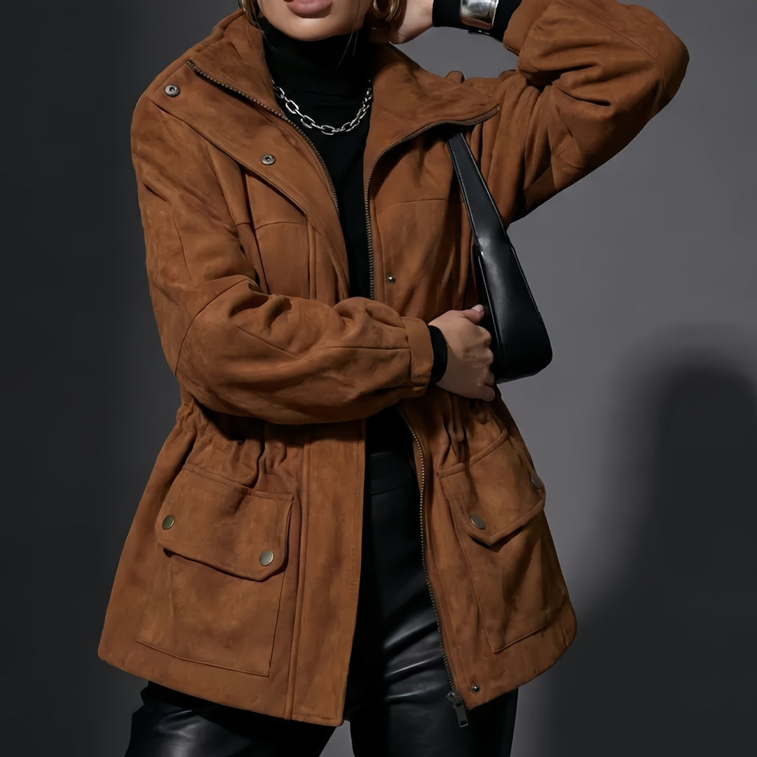 Women's Fashion Oversized Winter Jacket with Drawstring