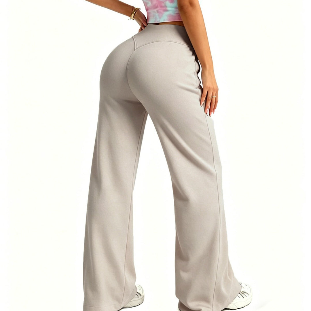 Women's Sporty High-Waisted Pants Mune Fashion
