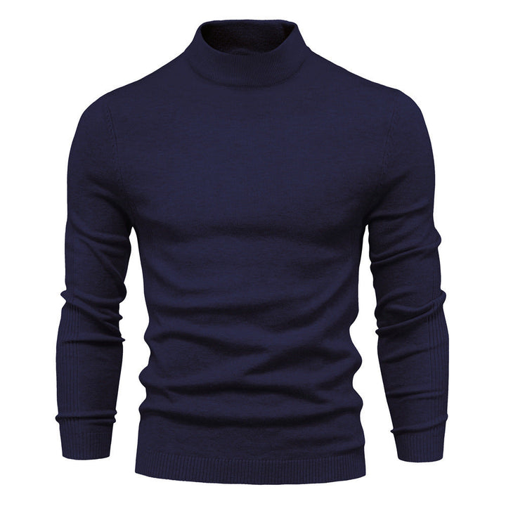 Men's Stylish Turtleneck Sweater Made Of Soft Merino Wool Mune