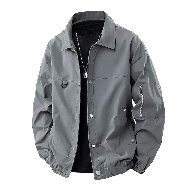 Men's Fashion Transitional Jacket with Practical Zip Pockets Mune Fashion